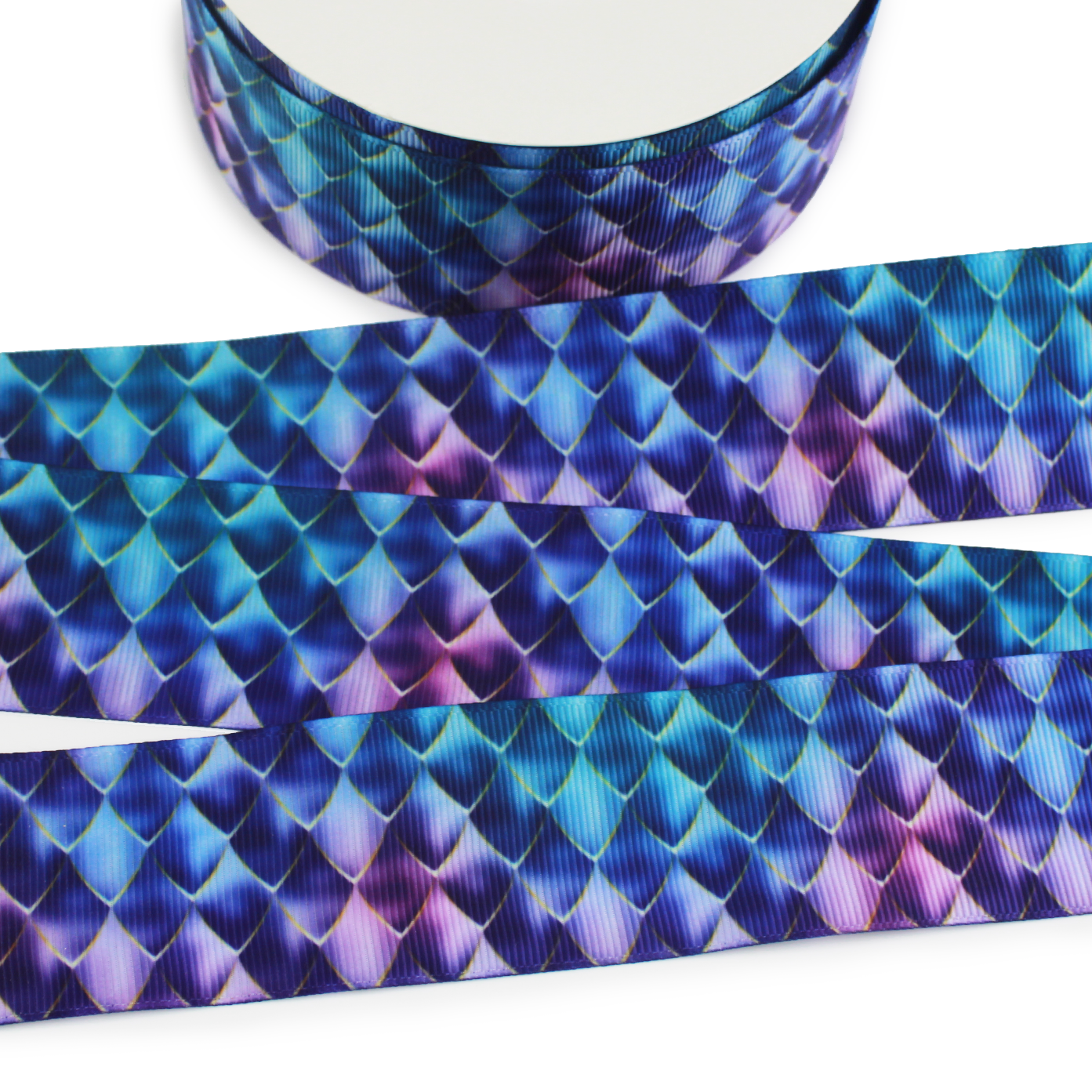 Watercolor Scales Grosgrain Ribbon