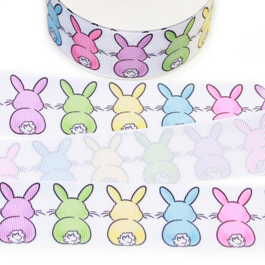 Bunny Butts Grosgrain Ribbon