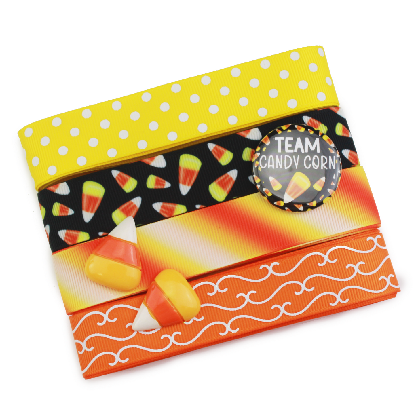 Team Candy Corn Ribbon Bundle