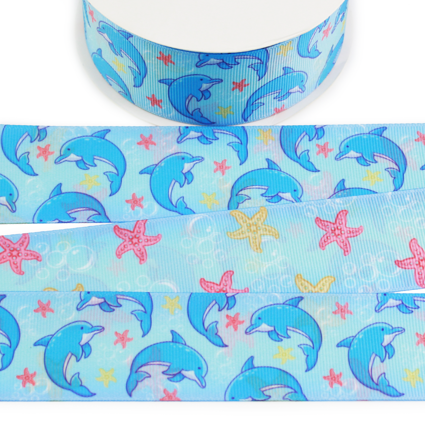 Dolphins Grosgrain Ribbon