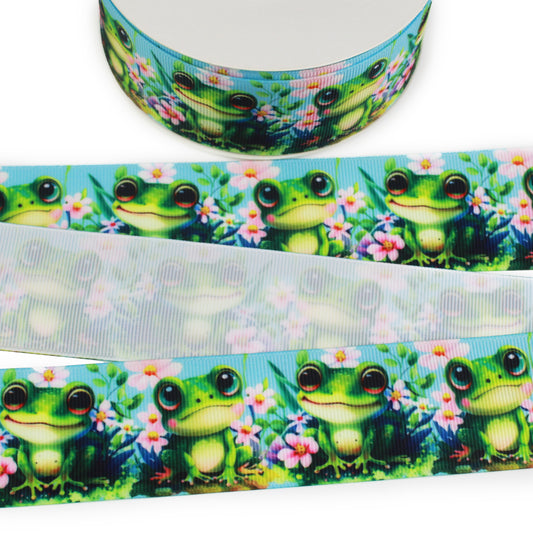 Frog Grosgrain Ribbon