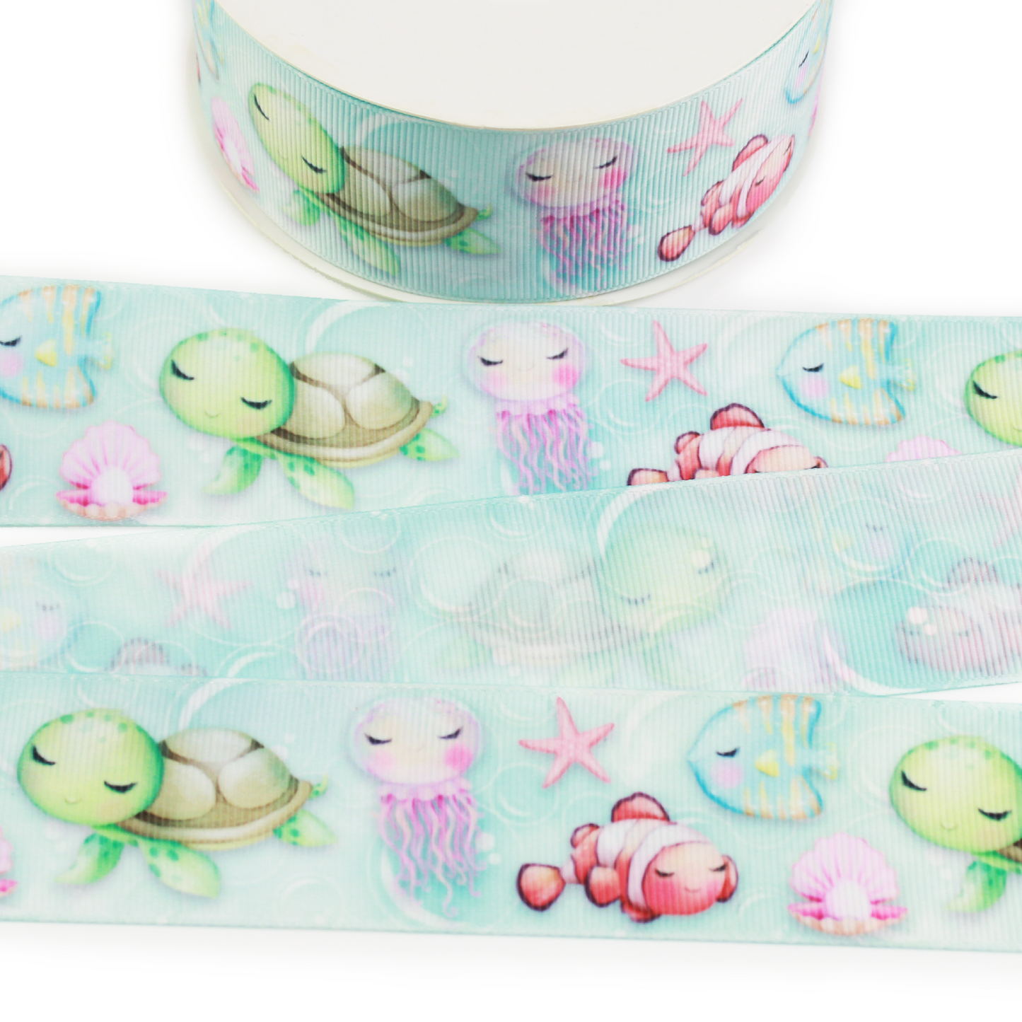 Ocean Animals Grosgrain Ribbon