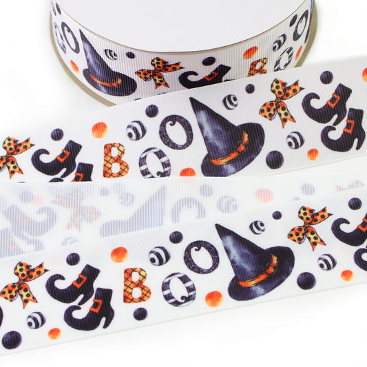 Witchy Halloween Grosgrain Ribbon