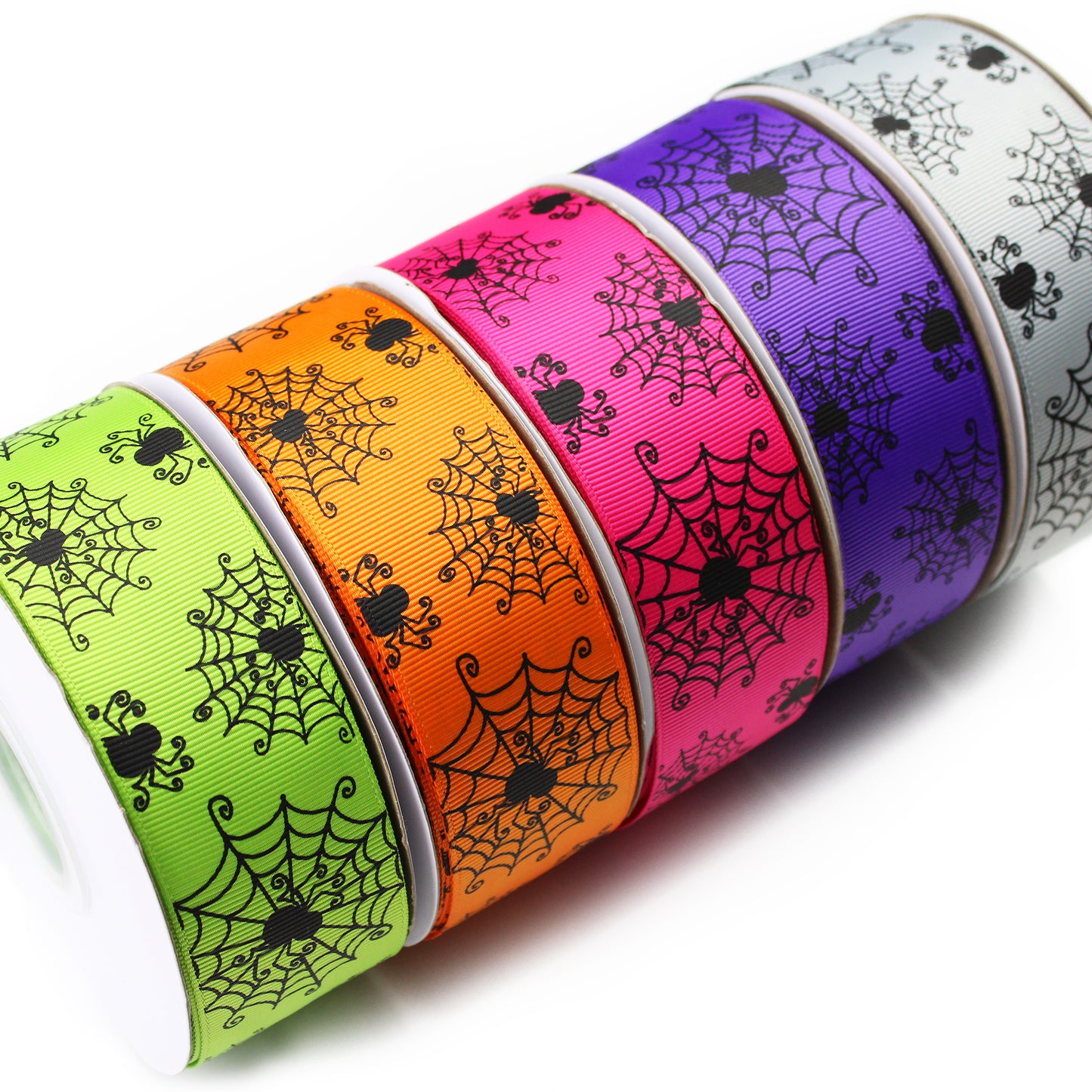 Spiders Grosgrain Ribbon