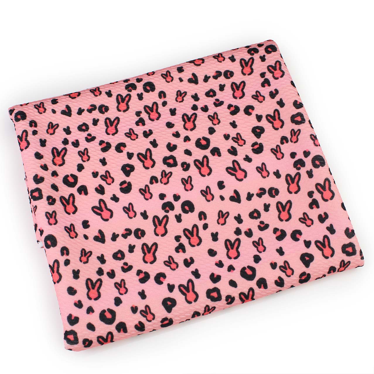 Pink Cheetah Bunny Bullet Fabric