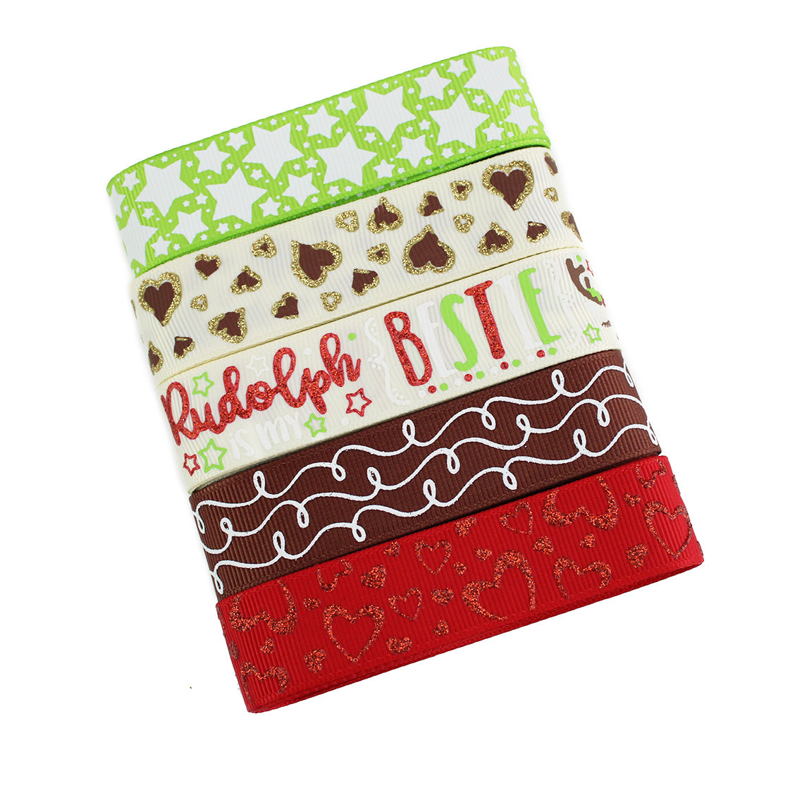 Rudolf Is My Bestie Ribbon Bundle