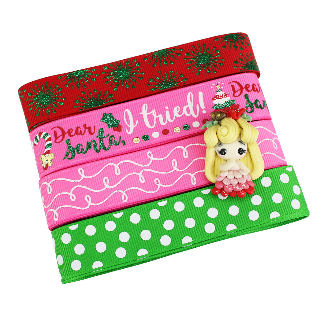 Dear Santa I Tried Pink Ribbon Bundle