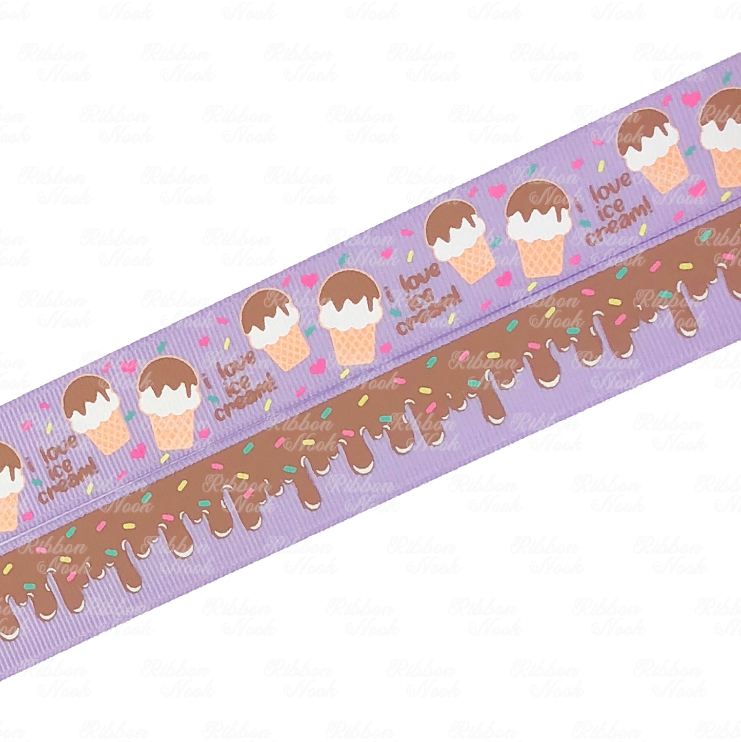 I Love Ice Cream Grosgrain Ribbon Collection