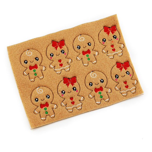 Gingerbread Cookies Feltie Bundle