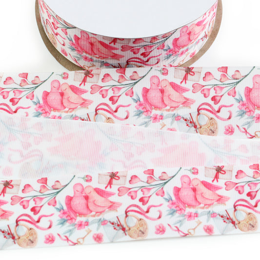 Love Birds Grosgrain Ribbon