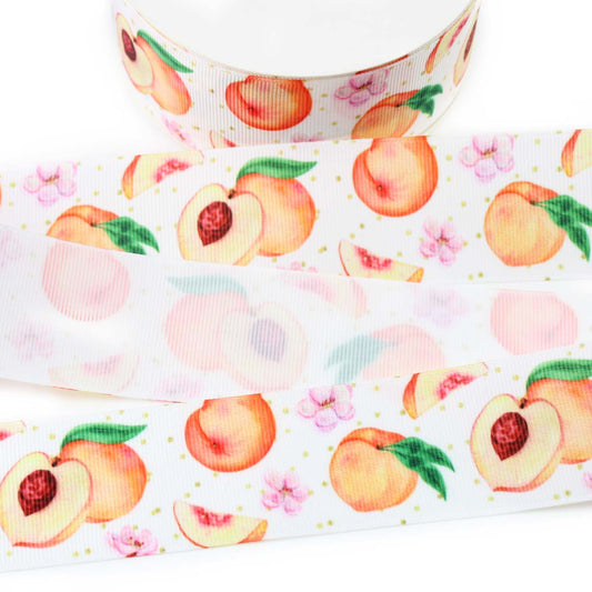 Peaches Grosgrain Ribbon