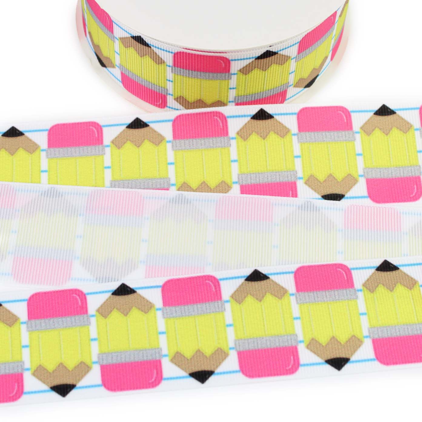 Yellow Pencil Grosgrain Ribbon