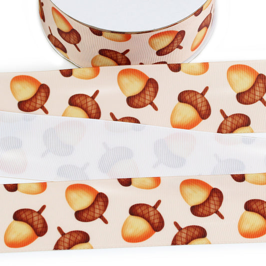 Acorns Grosgrain Ribbon