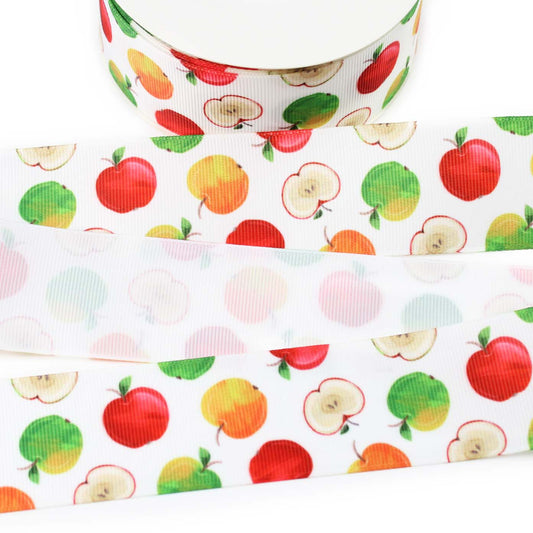 Apples Grosgrain Ribbon