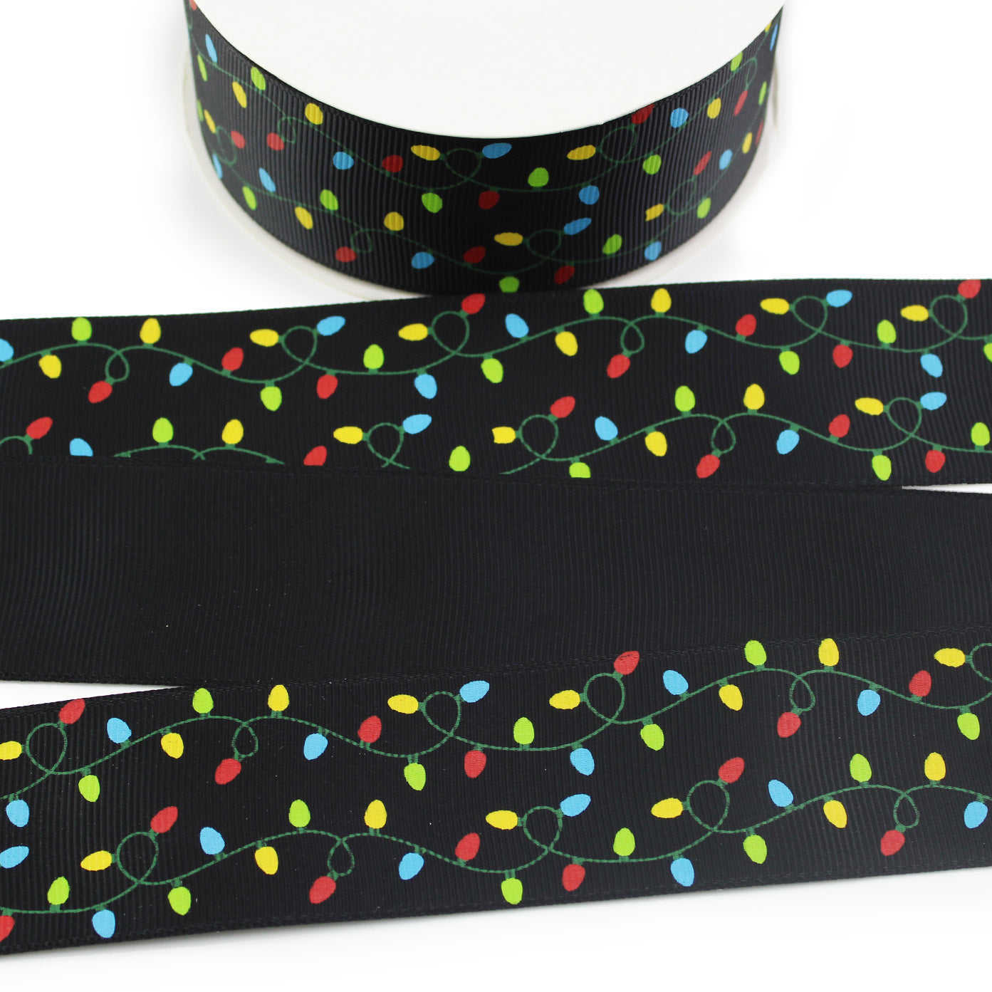 Christmas Lights Grosgrain Ribbon