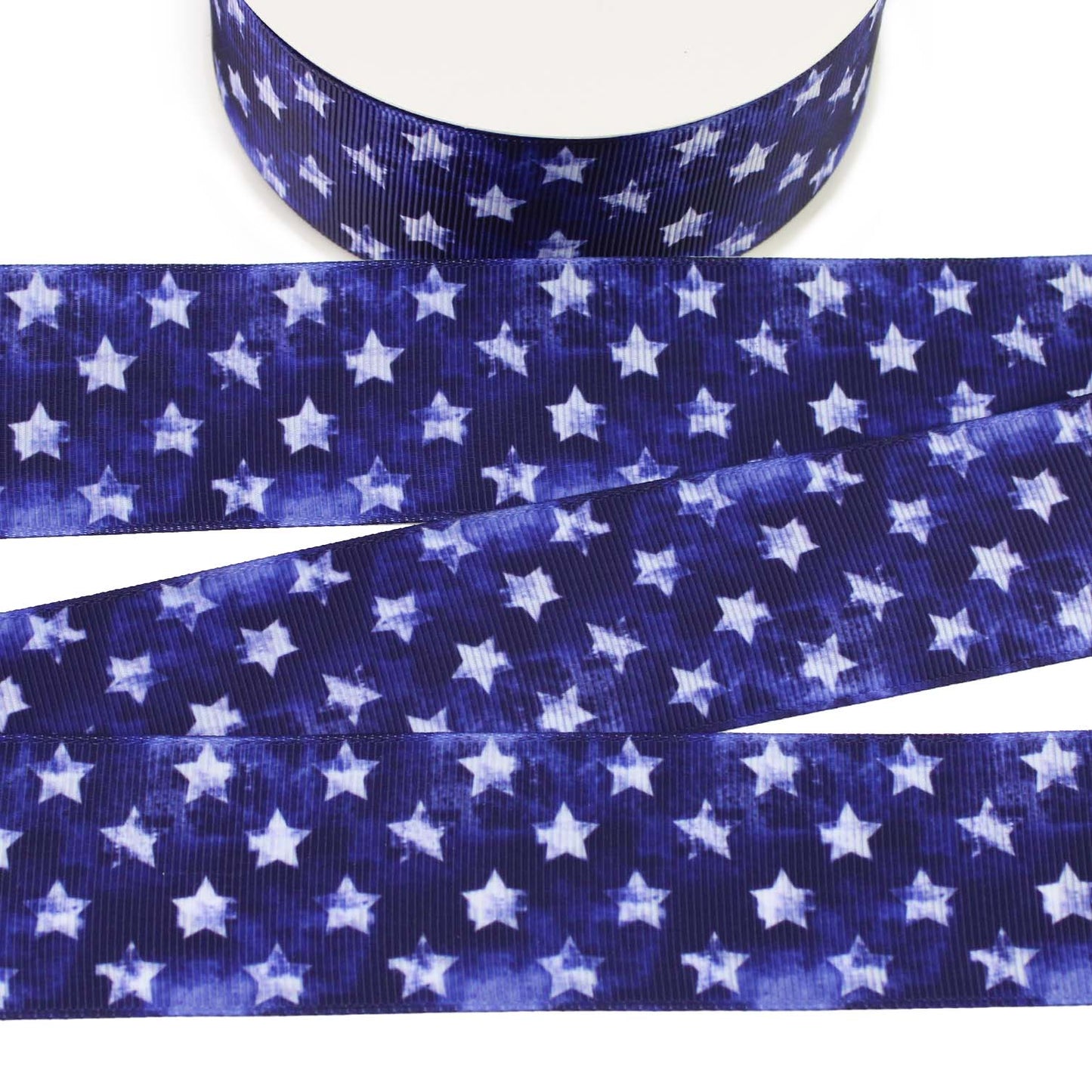 Distressed Stars Grosgrain Ribbon