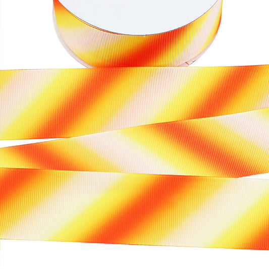 Candy Corn Ombre Grosgrain Ribbon