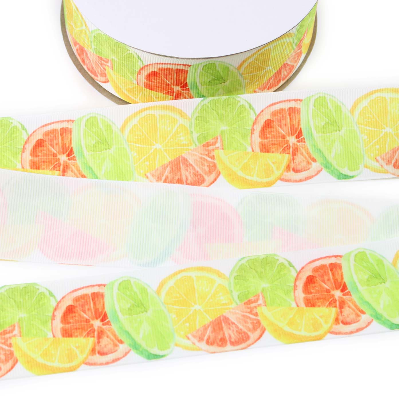 Refreshing Citrus Grosgrain Ribbon