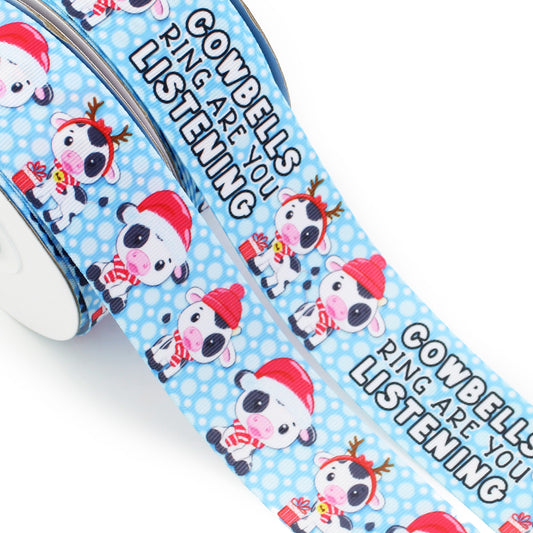 Cowbells Are Ringing Grosgrain Ribbon Collection