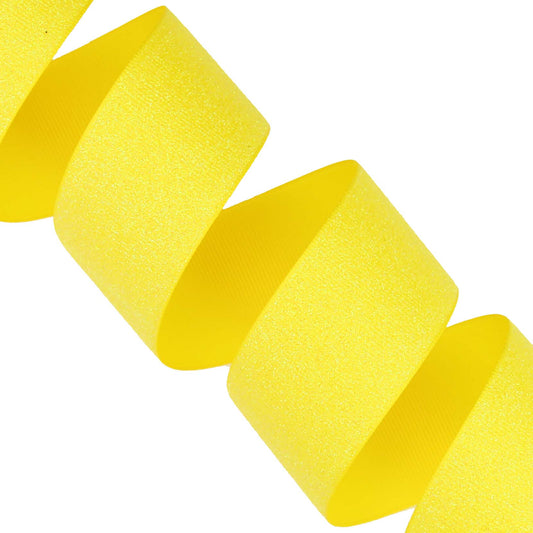 Daffodil Soft Glitter Grosgrain Ribbon