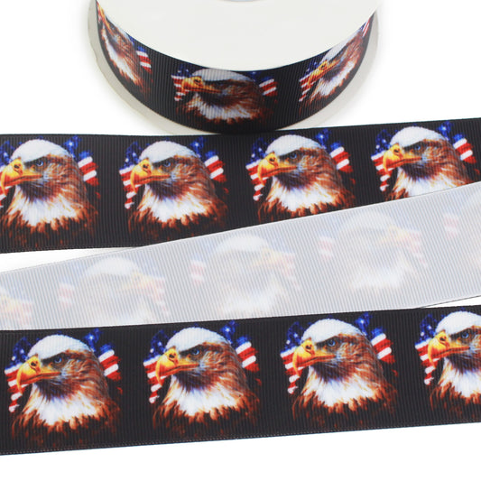 Patriotic Eagle Grosgrain Ribbon