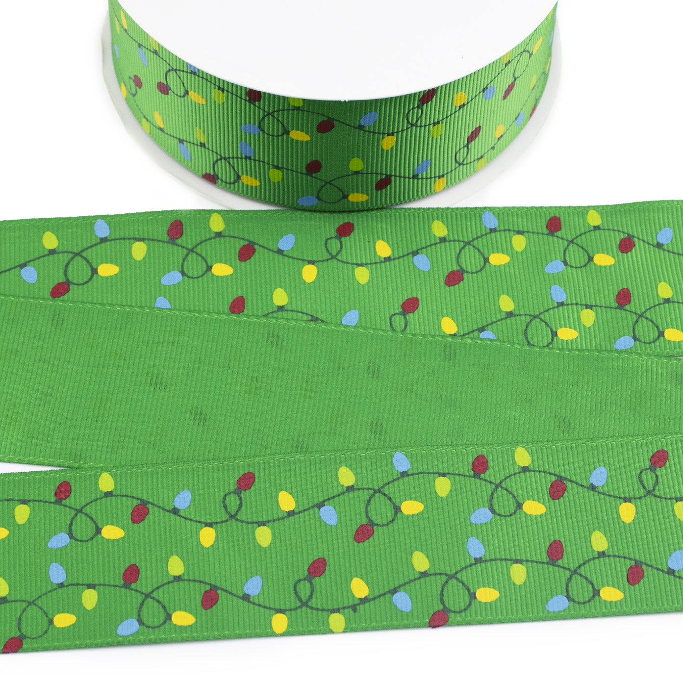 Christmas Lights Grosgrain Ribbon