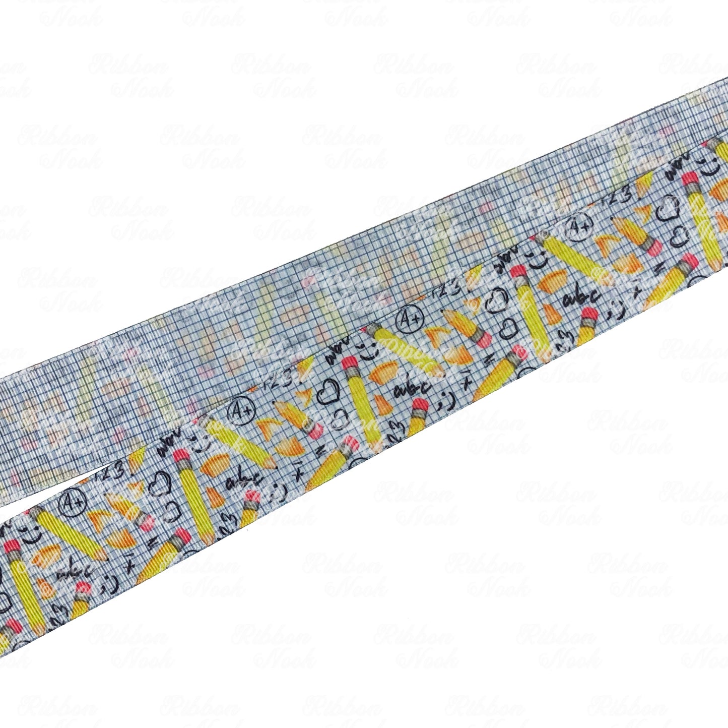 Pencils and Doodles Grosgrain Ribbon