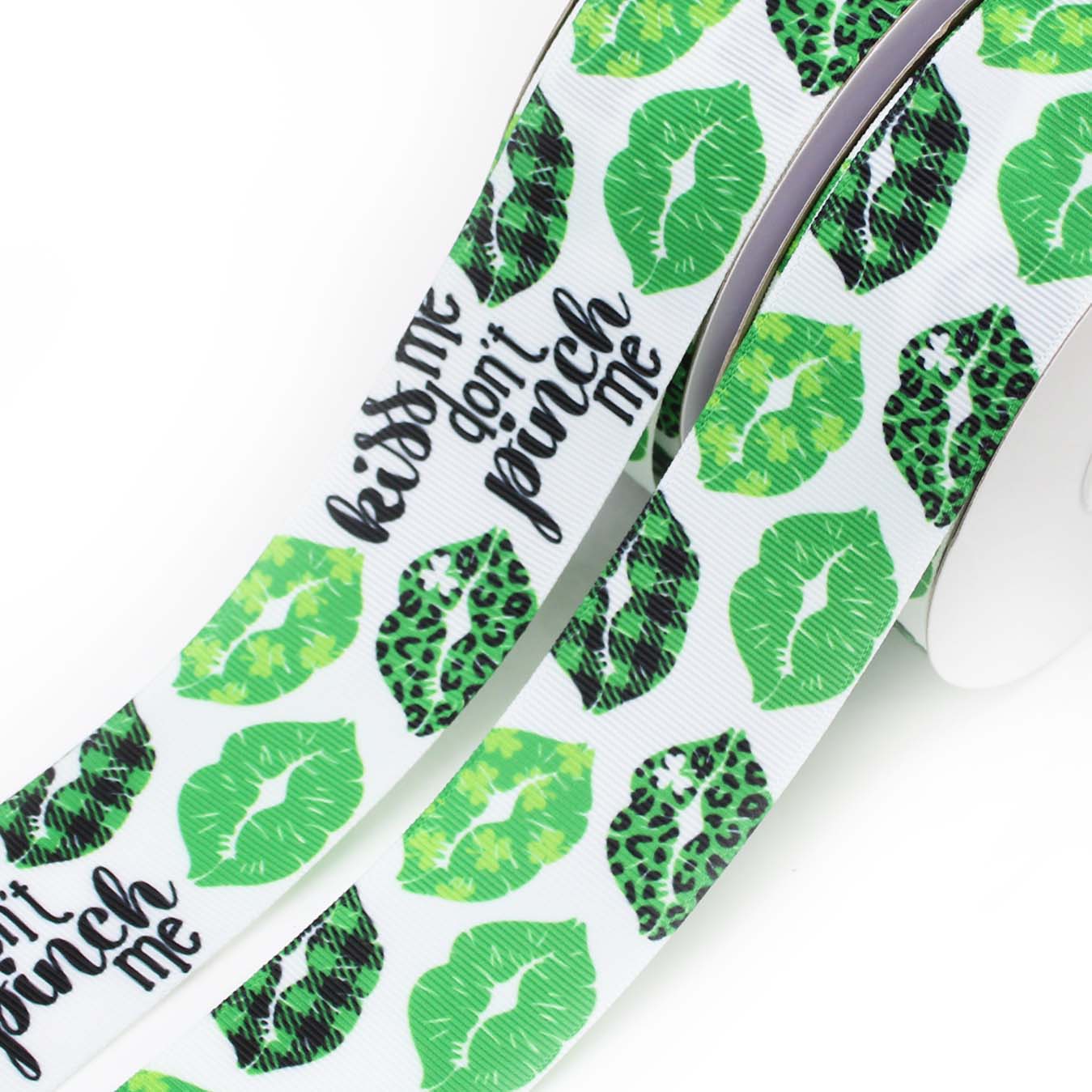 Kiss Me Don't Pinch Me Grosgrain Ribbon Collection