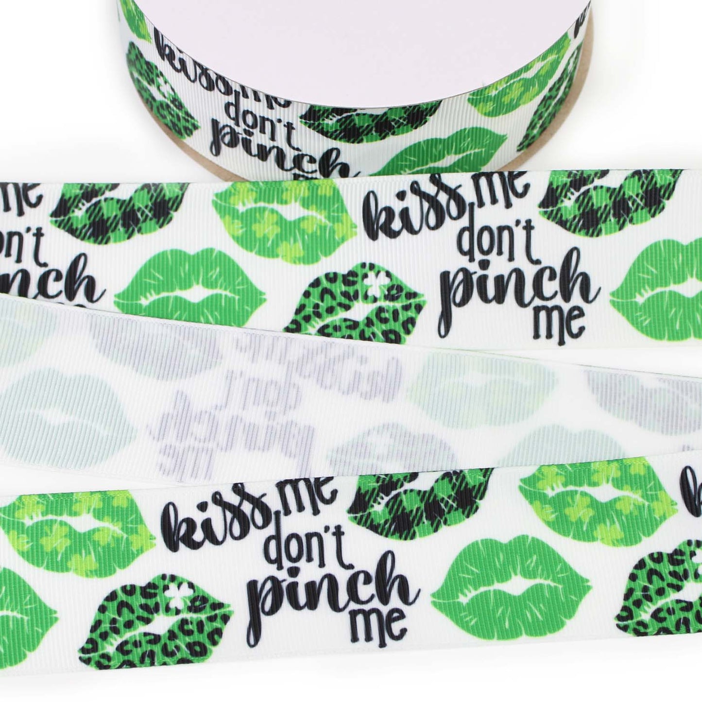 Kiss Me Don't Pinch Me Grosgrain Ribbon Collection