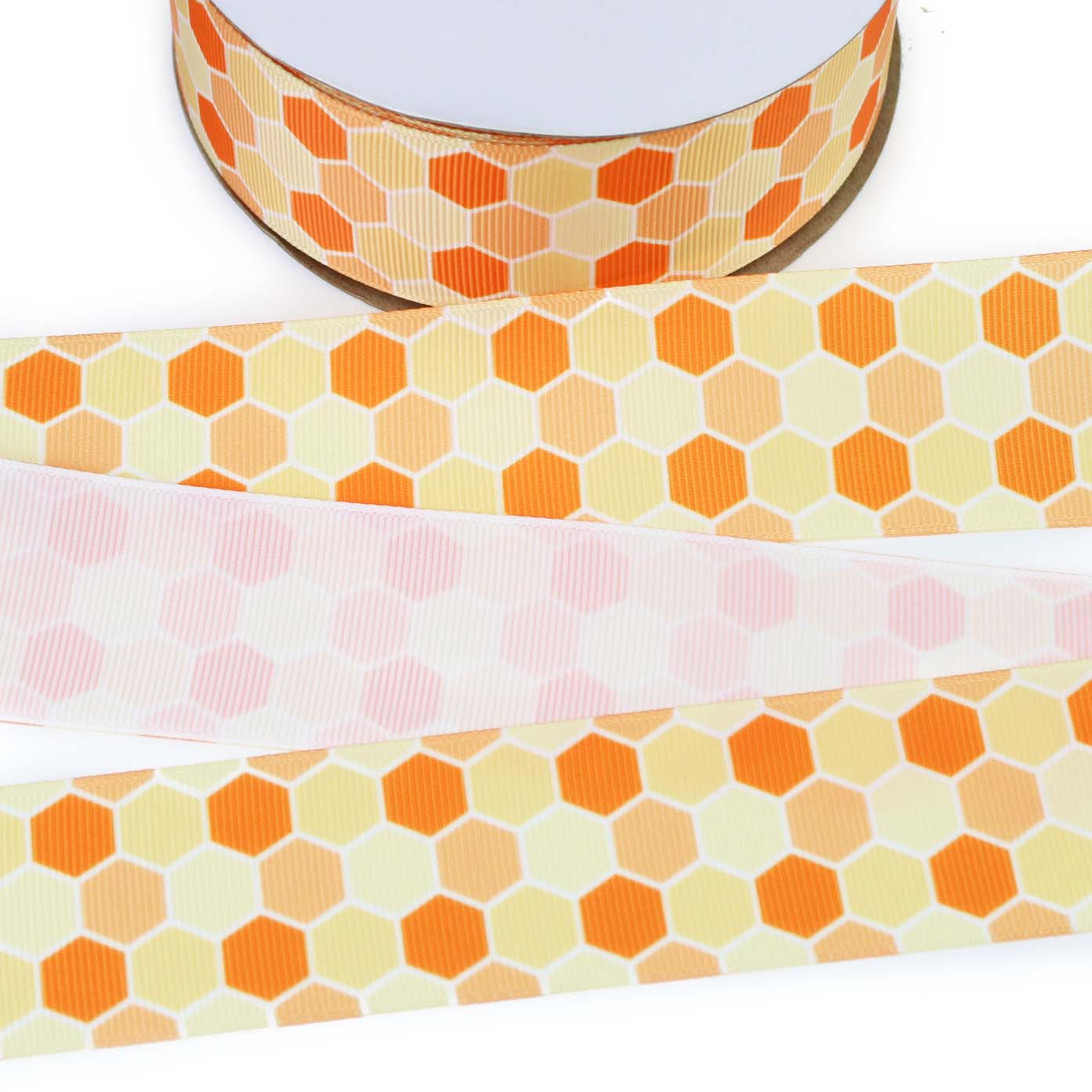 Honeycomb Grosgrain Ribbon