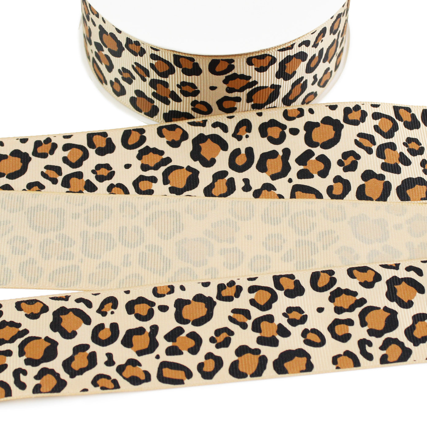 Leopard Grosgrain Ribbon