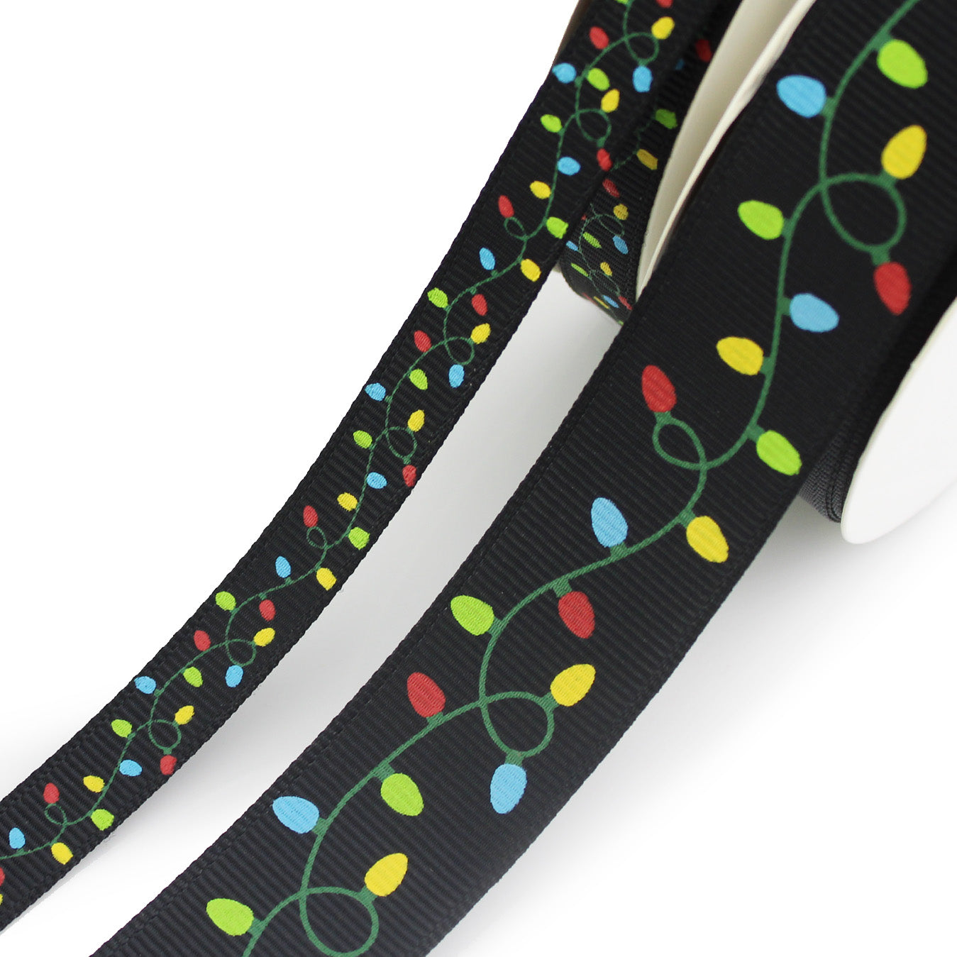 Christmas Lights Grosgrain Ribbon