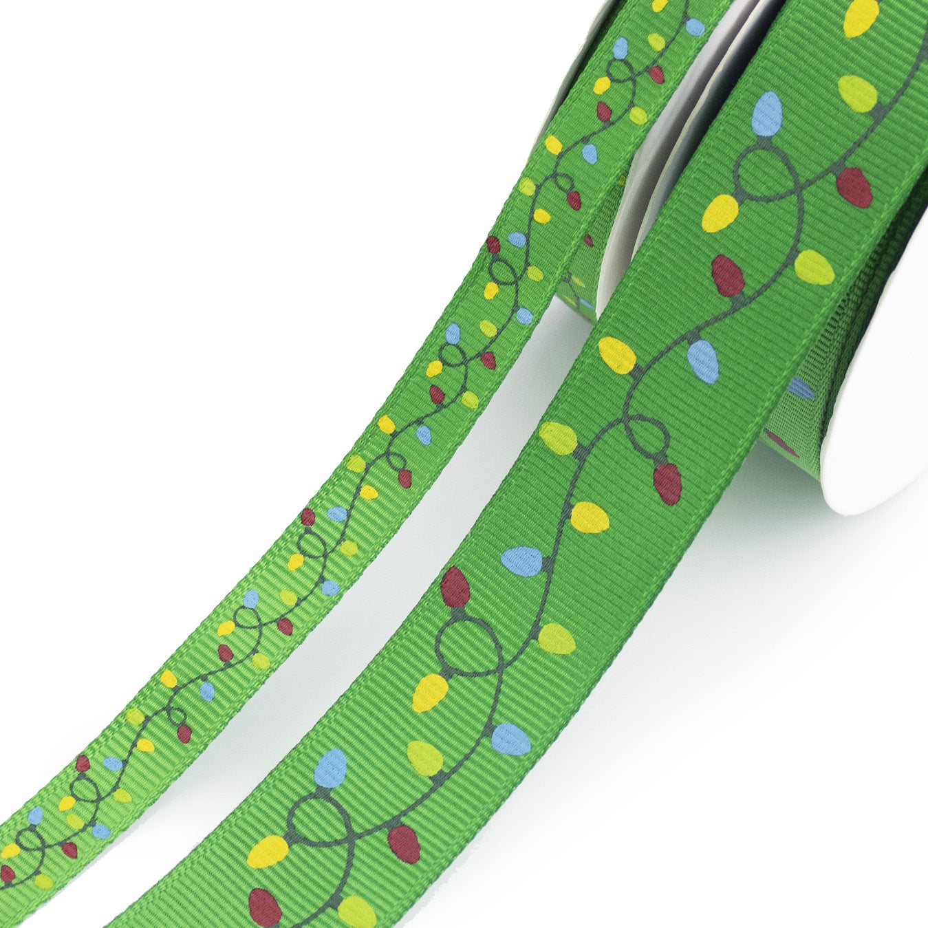 Christmas Lights Grosgrain Ribbon