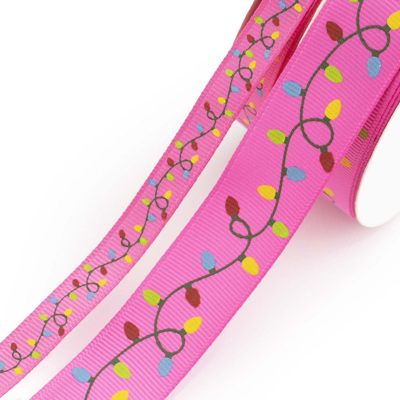 Christmas Lights Grosgrain Ribbon