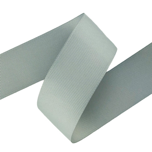 Lt Silver Grosgrain Ribbon