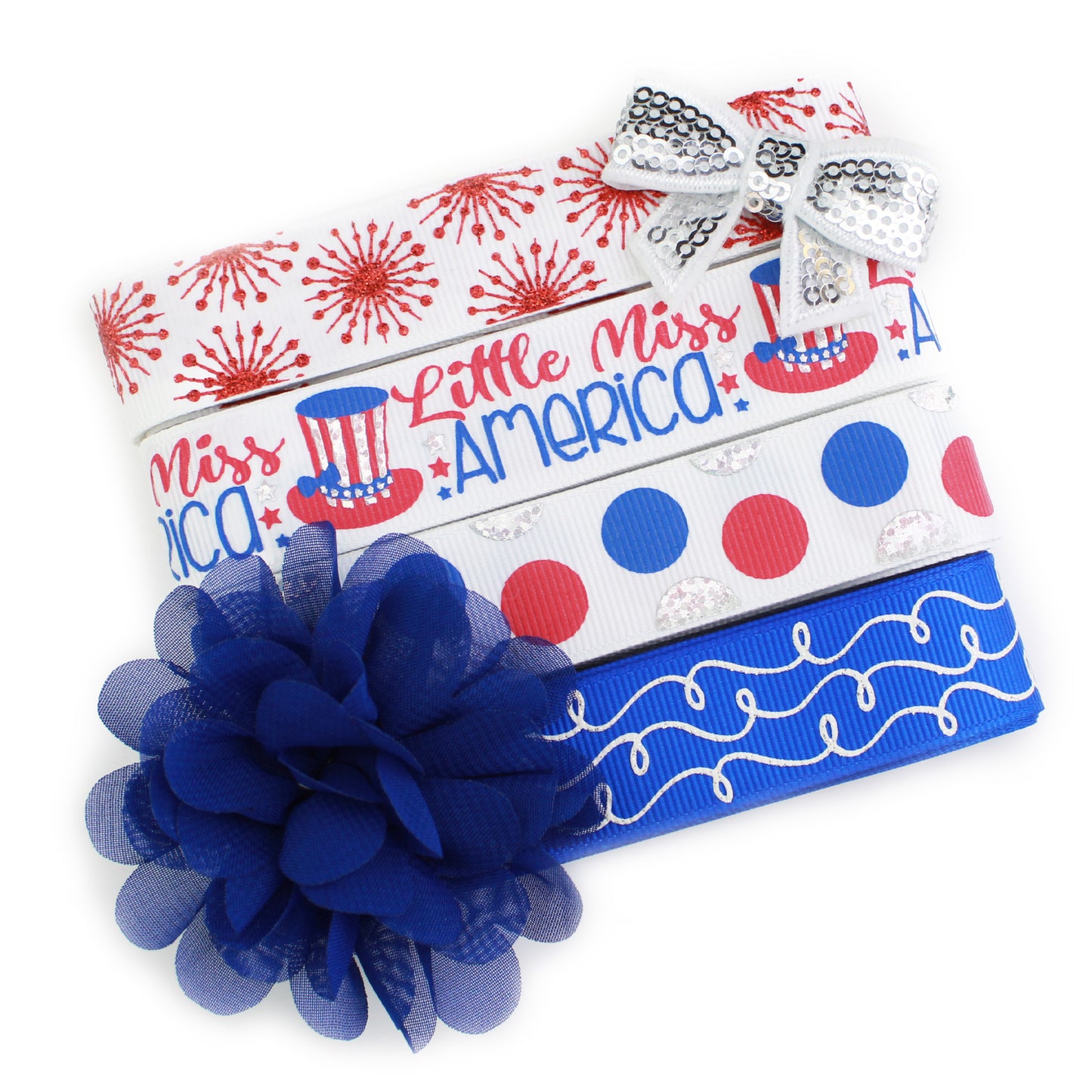 Little Miss America Ribbon Bundle