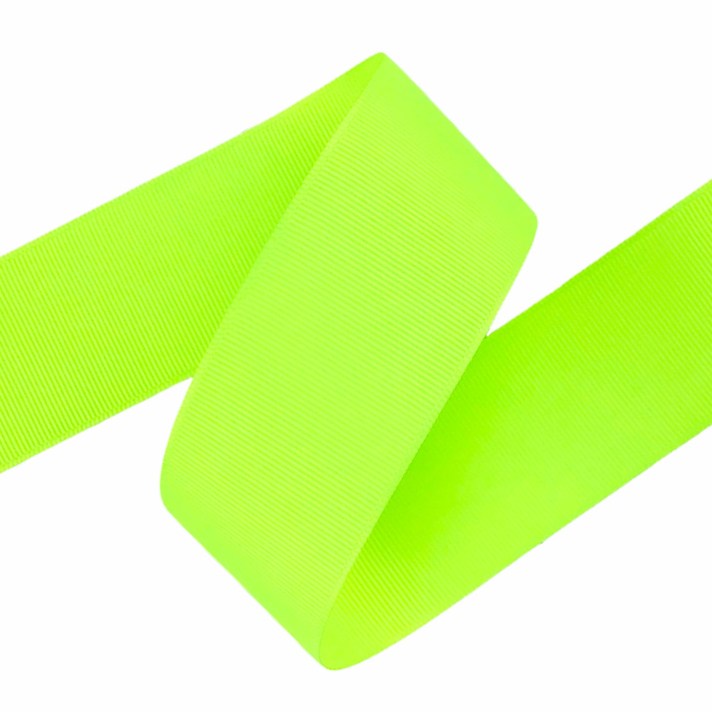 Neon Yellow Grosgrain Ribbon