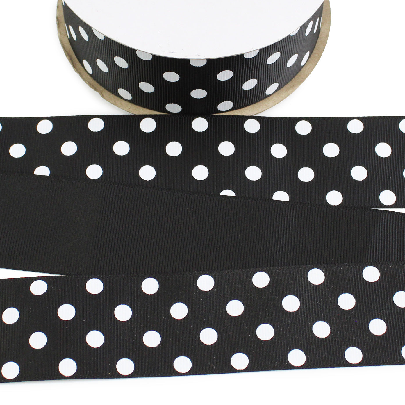 Polka Dots Grosgrain Ribbon