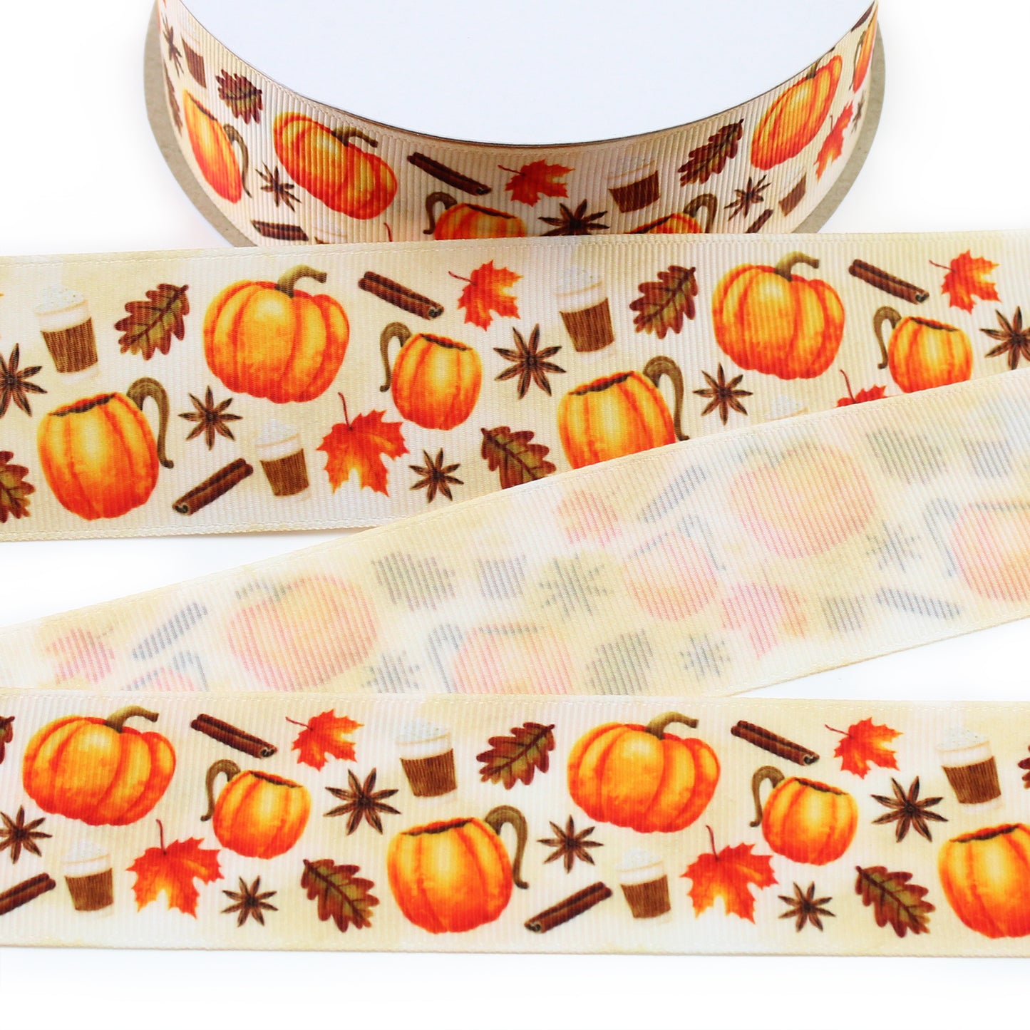 Pumpkin Spice Grosgrain Ribbon