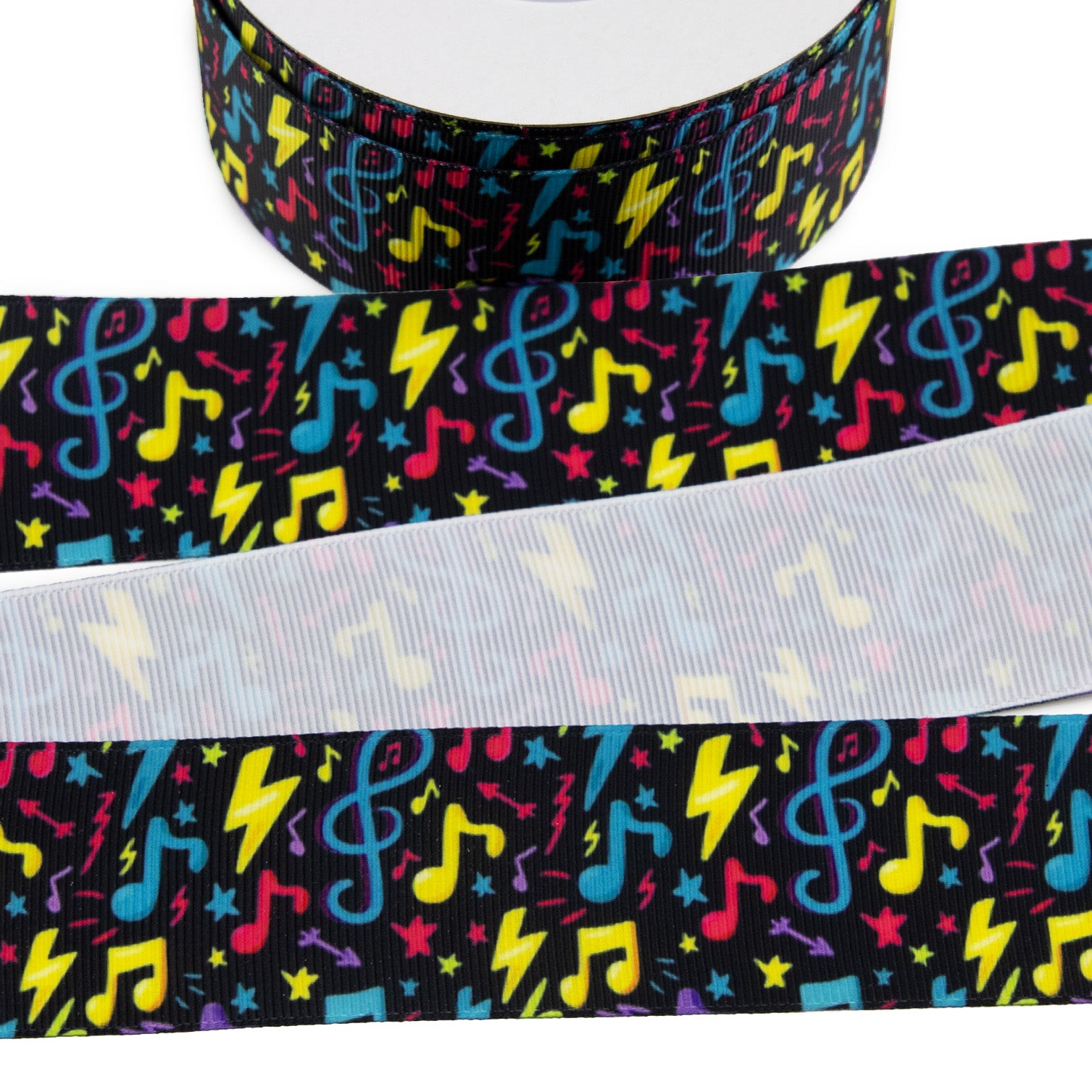 Colorful Music Notes Grosgrain Ribbon – Ribbon Nook