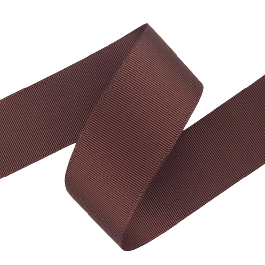 Root Beer Grosgrain Ribbon