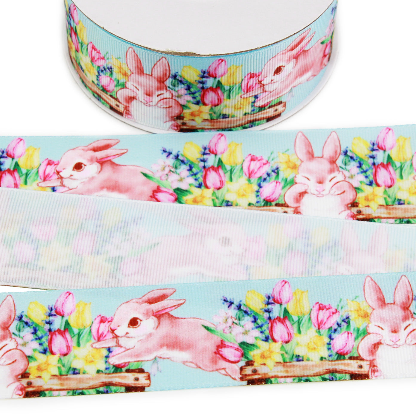 Spring Bunny Grosgrain Ribbon