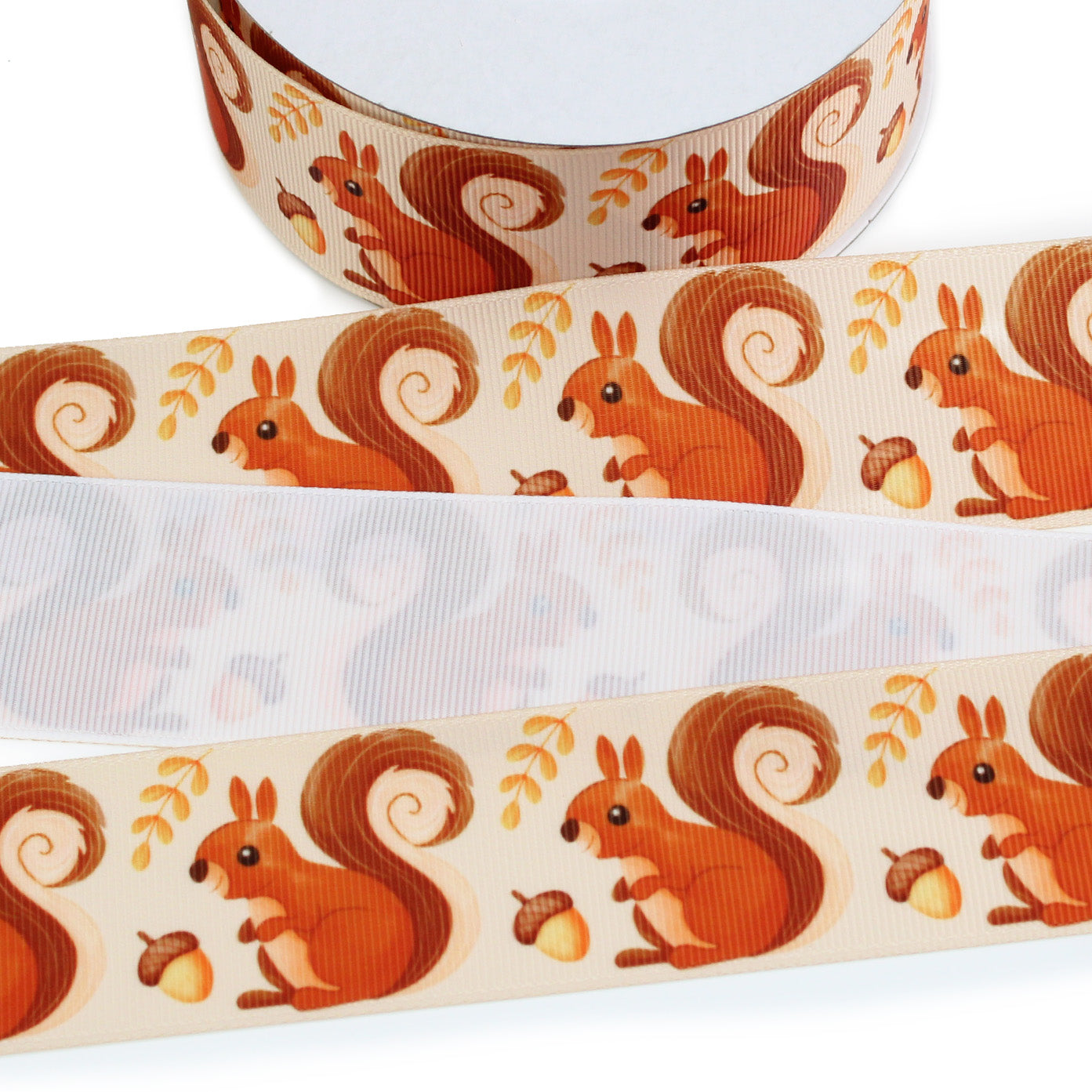 Squirrel Grosgrain Ribbon