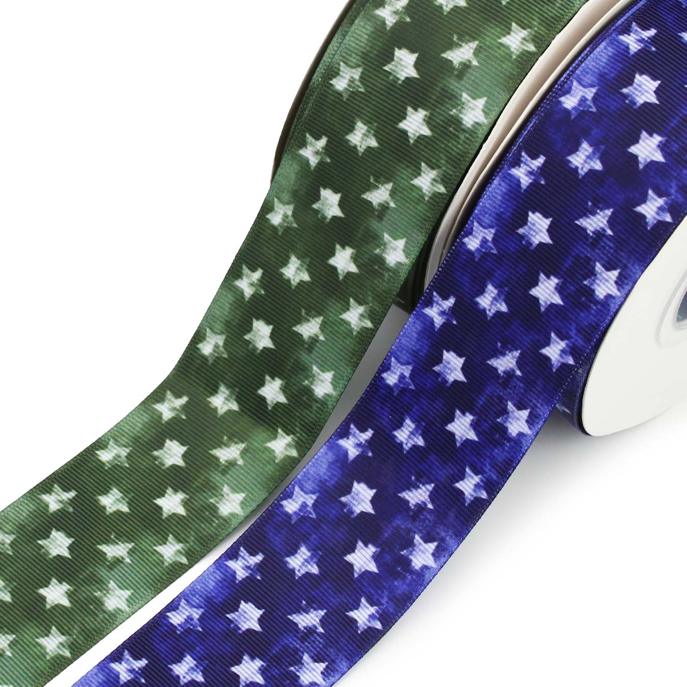 Distressed Stars Grosgrain Ribbon