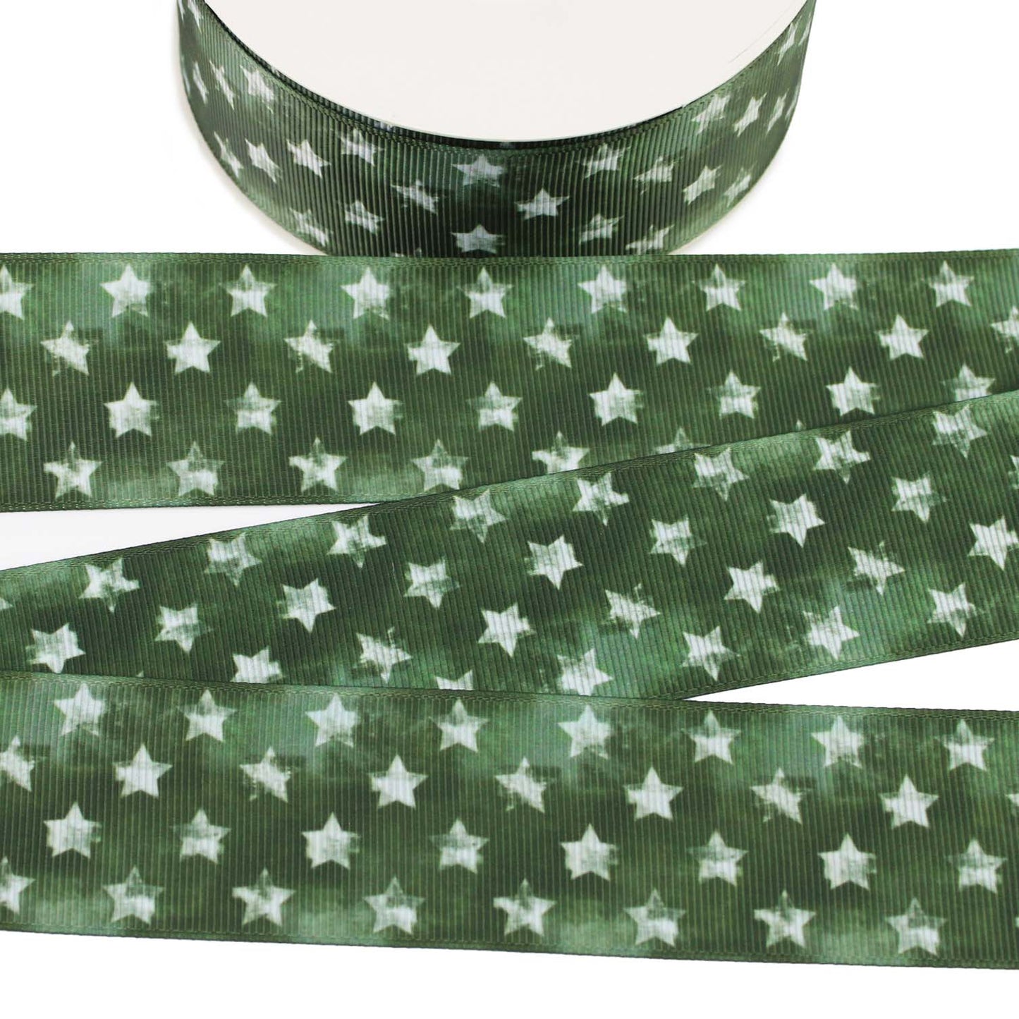 Distressed Stars Grosgrain Ribbon