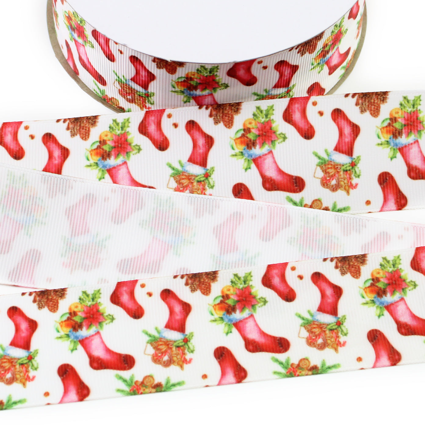 Christmas Stockings Grosgrain Ribbon