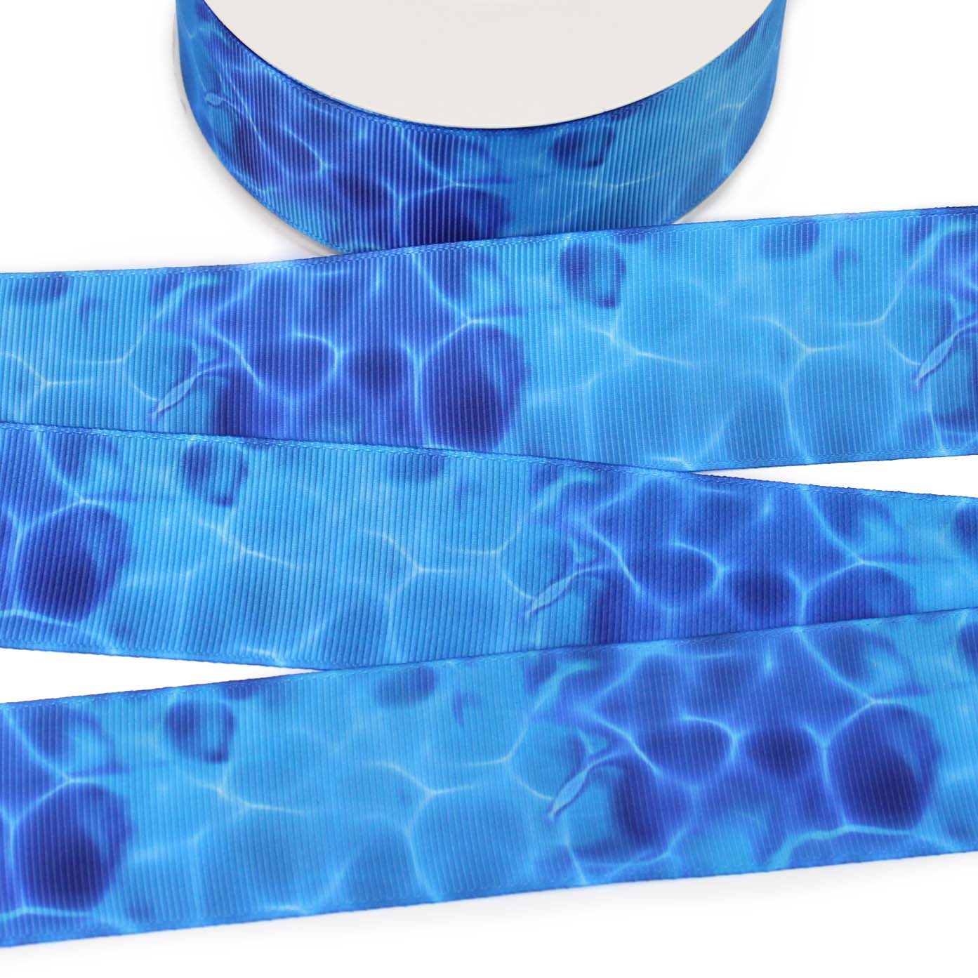 Glistening Water Grosgrain Ribbon